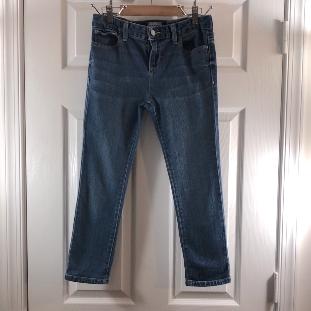 BACK TO SCHOOL Blue denim skinny jeans.